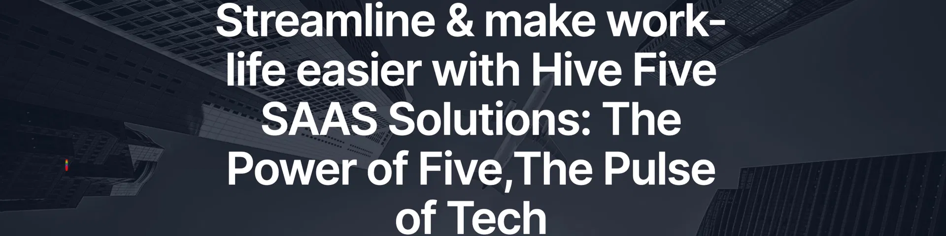 Hive Five SaaS Solutions culture