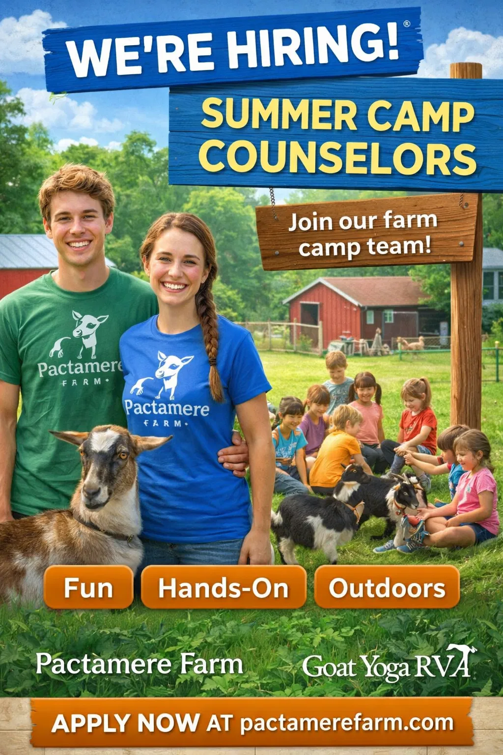 Goat Yoga RVA at Pactamere Farm culture